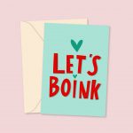 Let's Boink - Valentine's Day Card