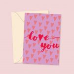 Love You Valentine's Card