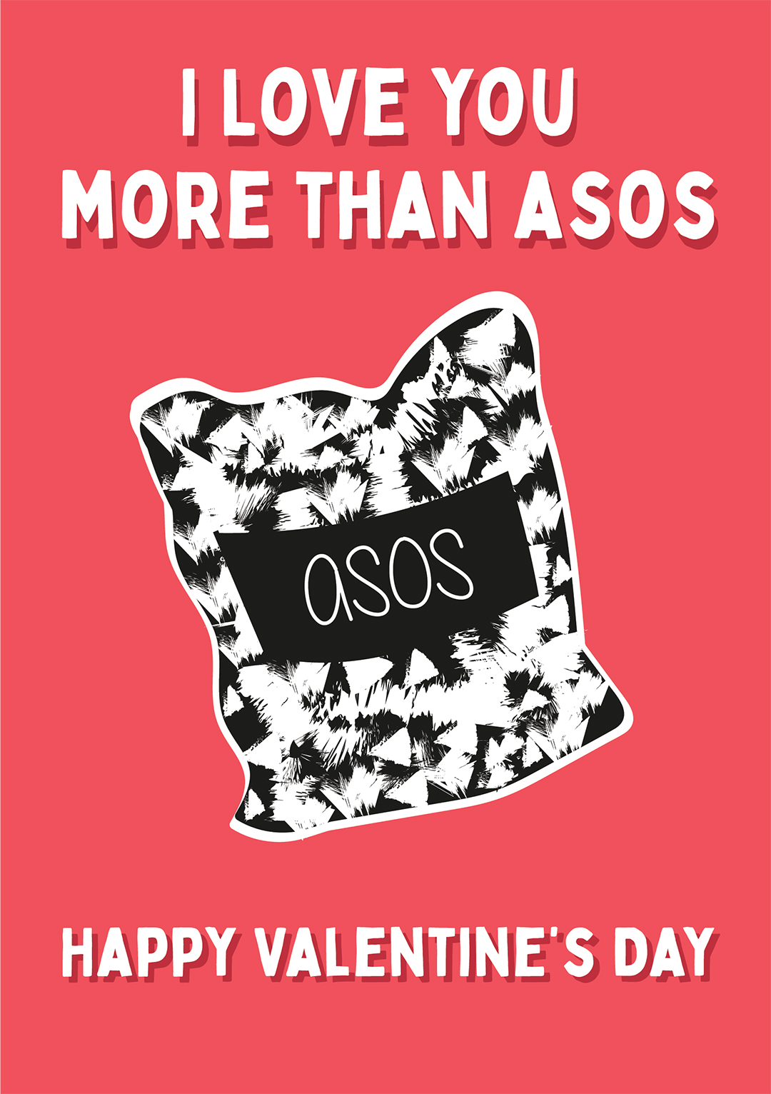 I Love You More Than ASOS - Valentine's Day Card