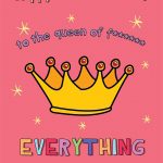 Queen Of F**king Everything - Valentine's Card