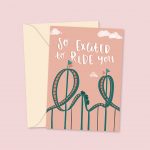 Rollercoaster - Valentine's Day Card