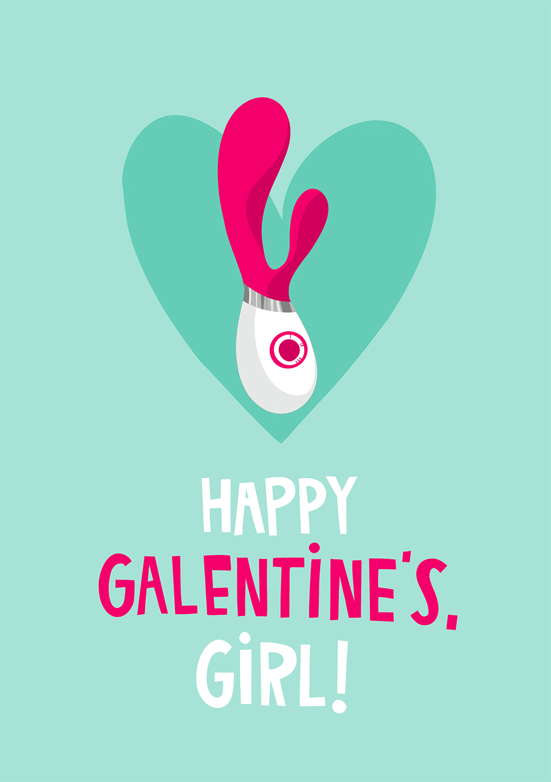 Happy Galentine's Funny Toy - Valentine's Day Card