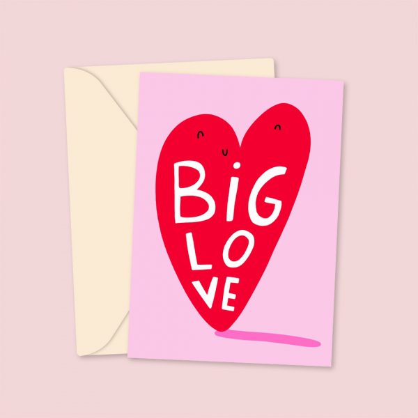 Big Love Heart Greeting Card