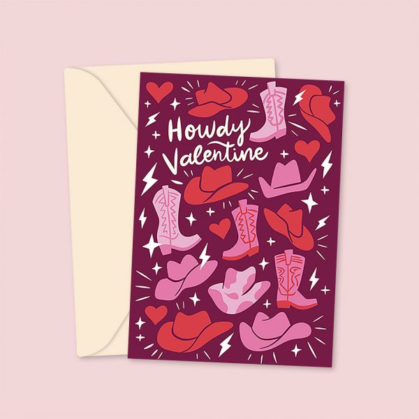 Howdy Valentine - Greeting Card