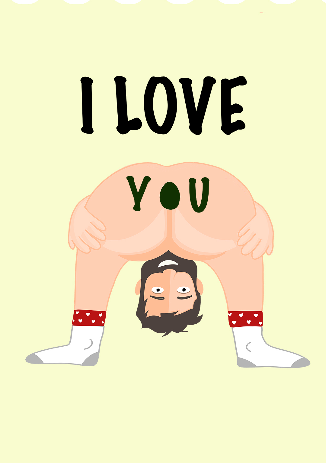 I Love Y.0.U - Funny Valentine's Day Card