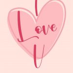 I Love U - Funny Letter Valentine's Day Card