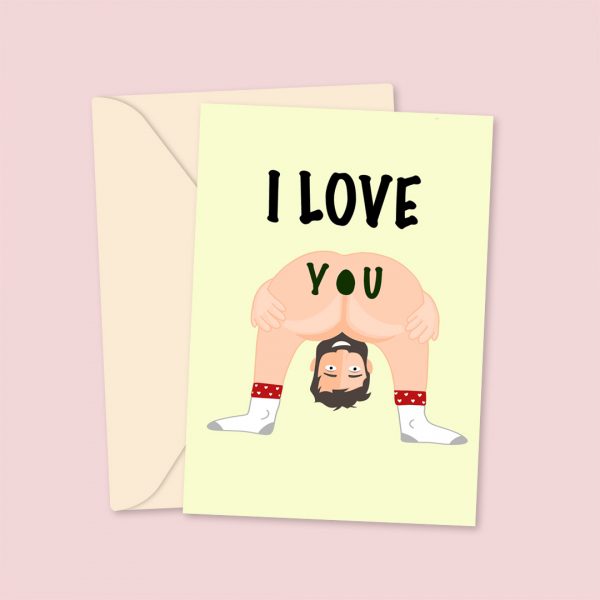 I Love Y.0.U - Funny Valentine's Day Card
