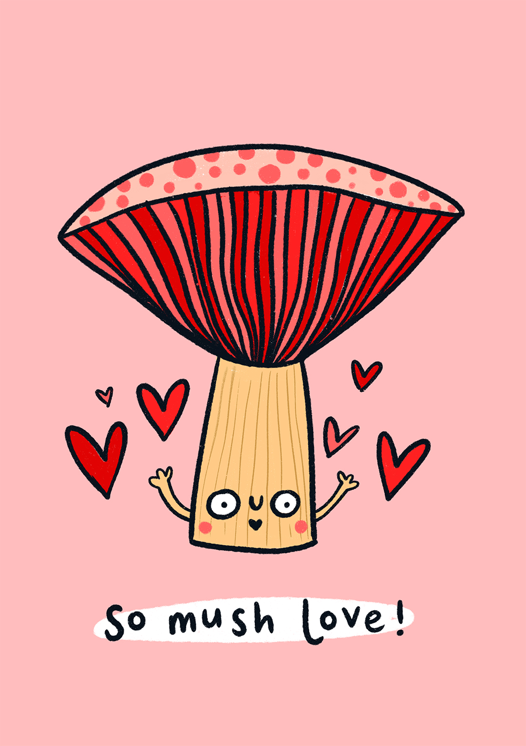 so mush love valentines card