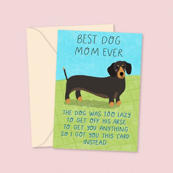Best Dog Mom Mother's Day Card