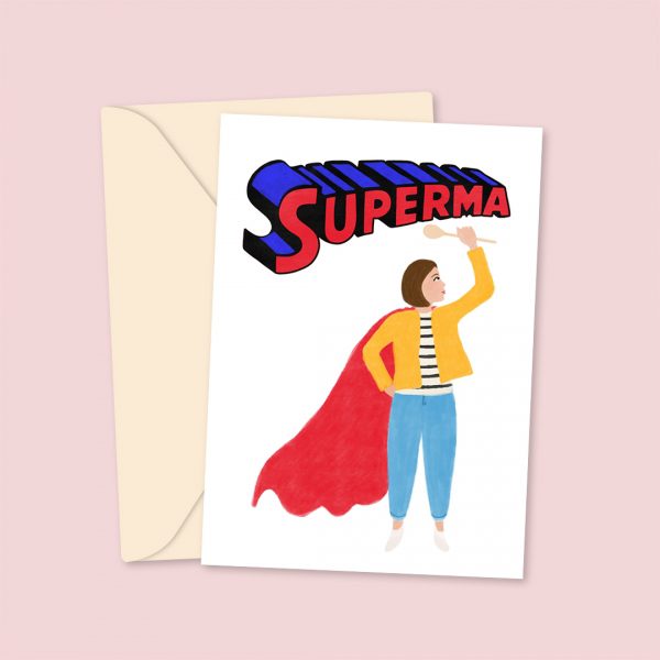 Superma Mother's Day Card
