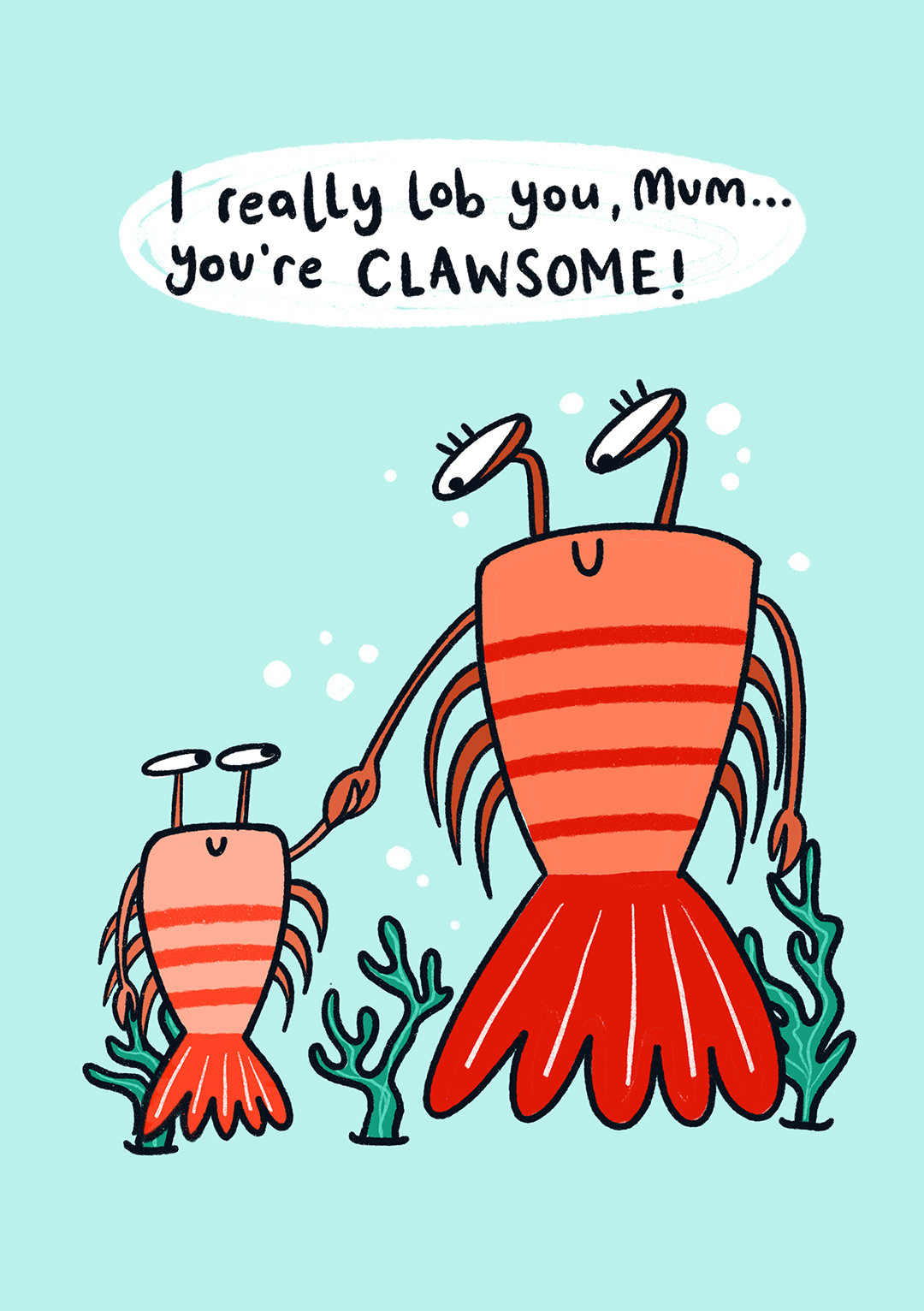 Clawsome Mum Mother's Day Card
