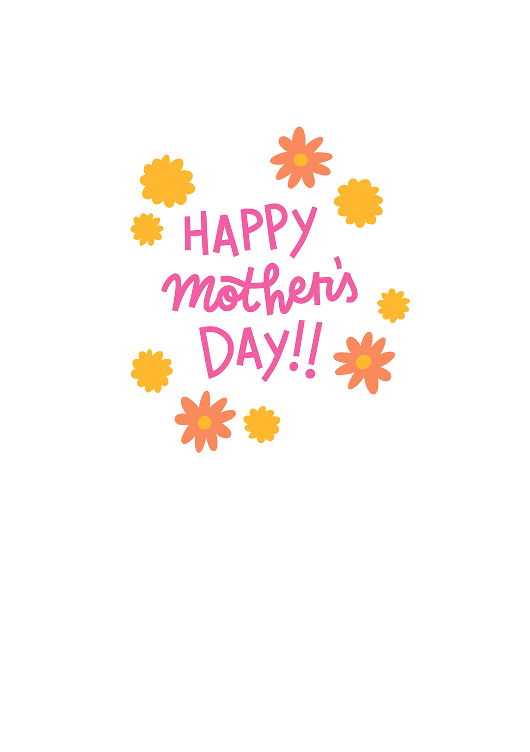 Happy Mother's Day Greetings Card