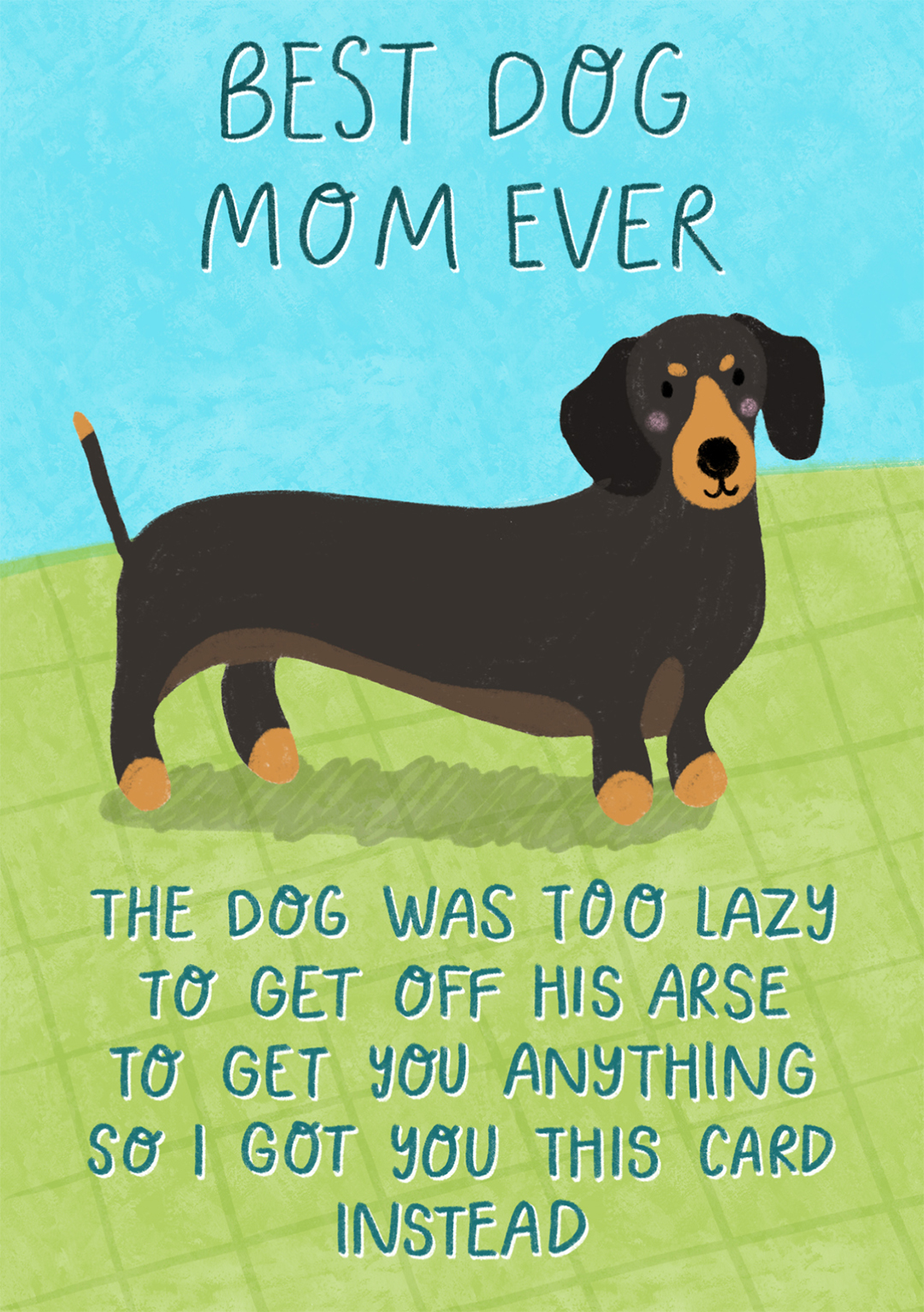 Best Dog Mom Mother's Day Card