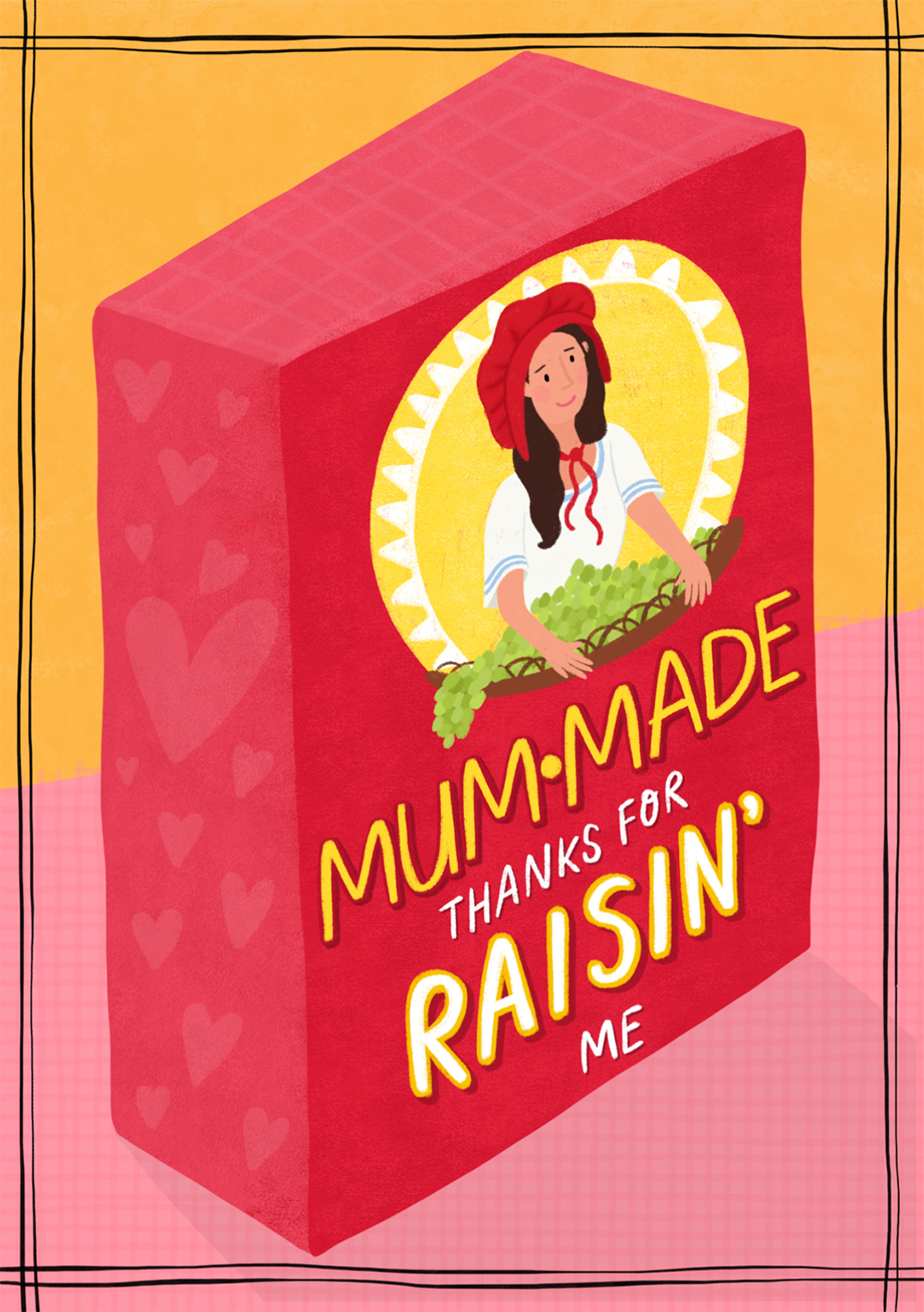 Raisin Mother's Day Card