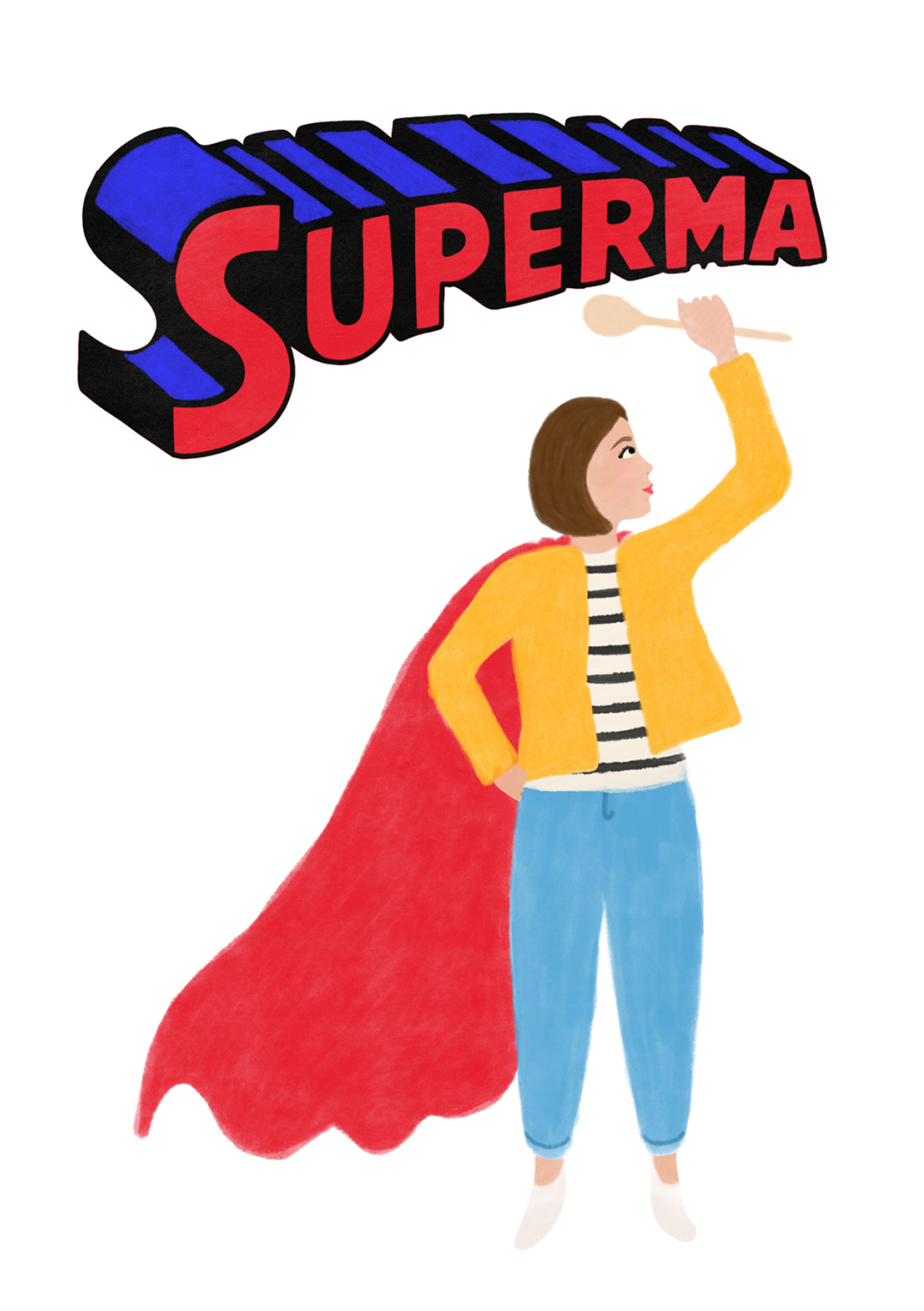 Superma Mother's Day Card