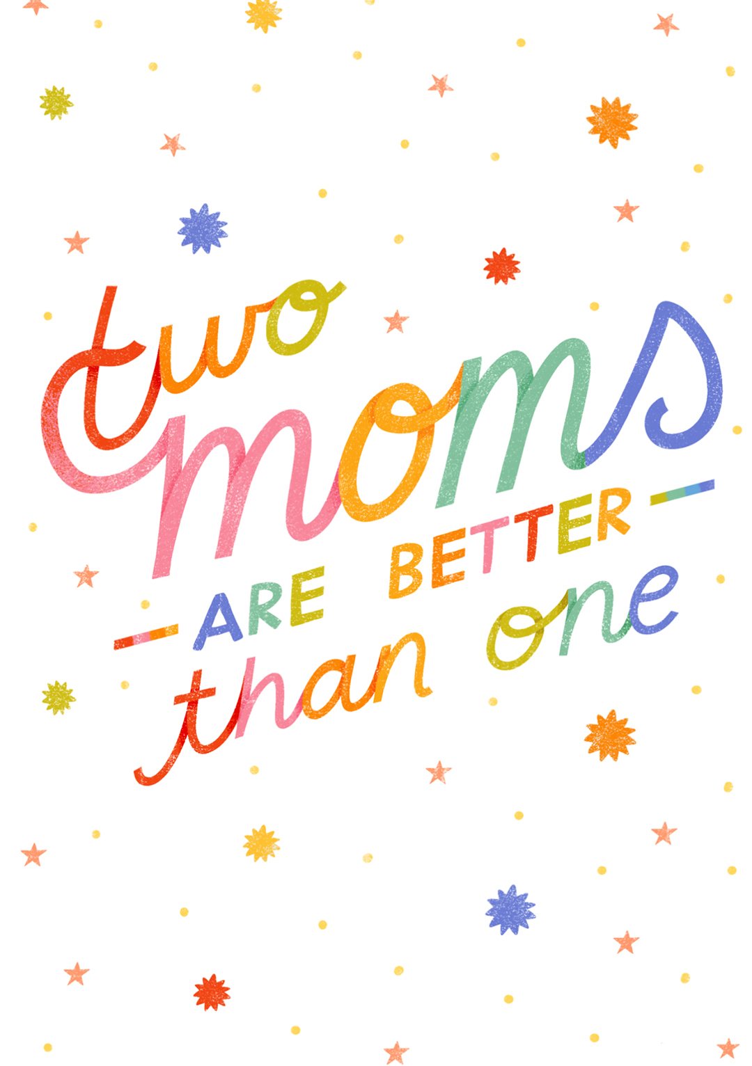Two Mums Mother's Day Card