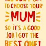 Best Mum - Mother's Day Card