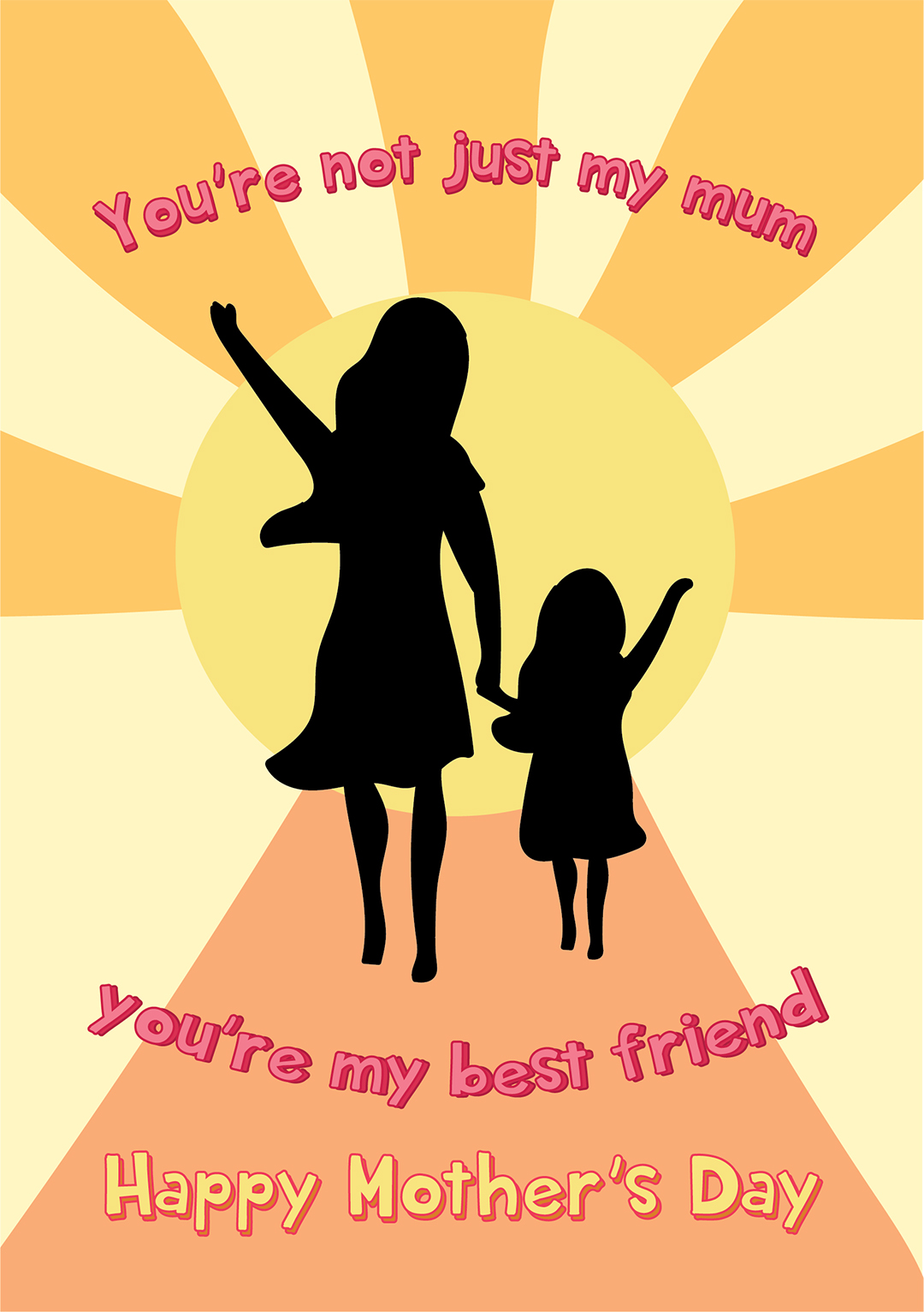 Not Just My Mum But My Best Friend Mother's Day Card