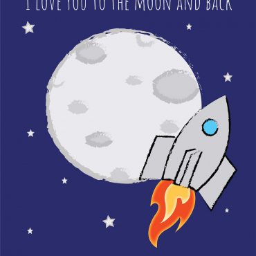 To The Moon And Back - Mother's Day Card