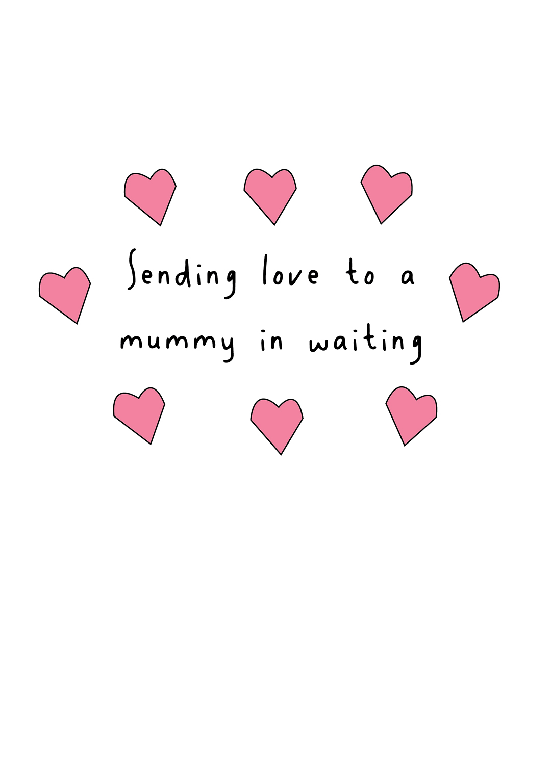 Mummy In Waiting - Mother's Day Card