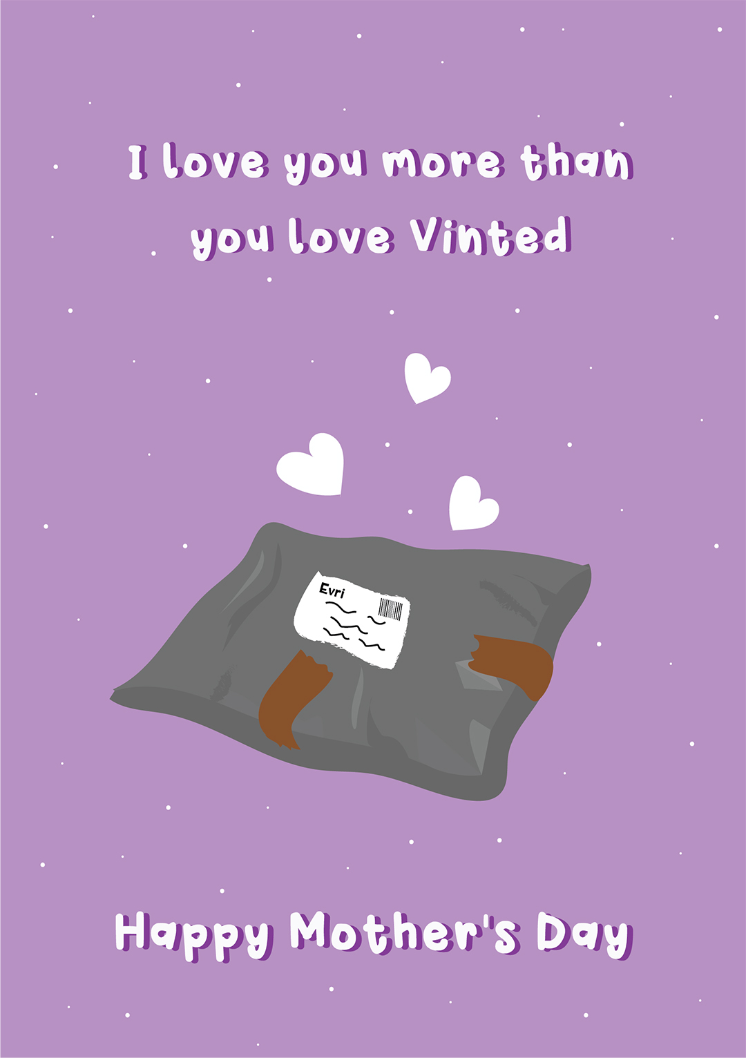 Love You More Than You Love Vinted - Mother's Day Card