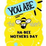 bees knees mothers day card