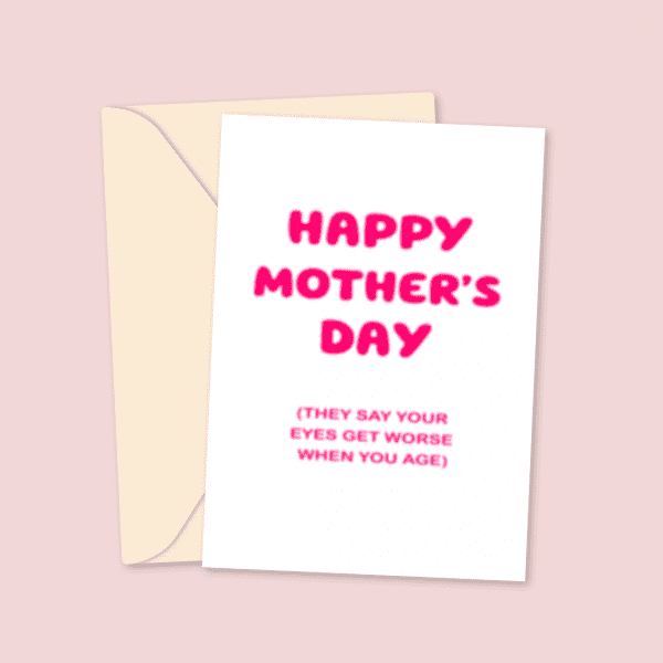Eyesight Funny Mother's Day Card