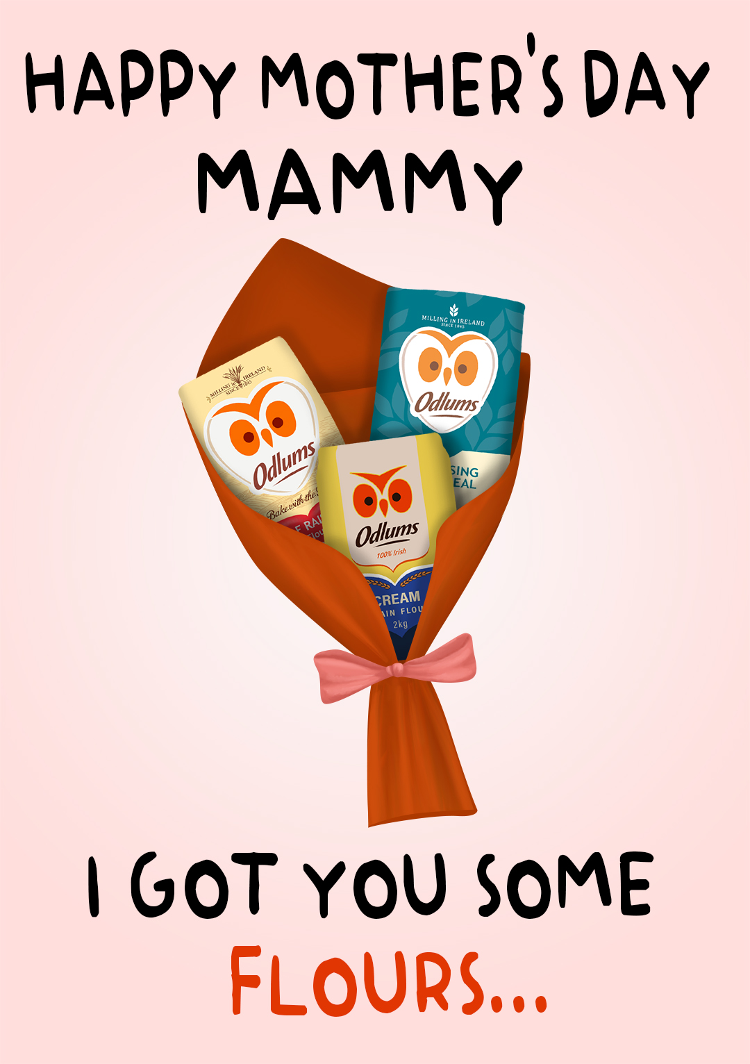 I Got You Some Flours Mam...Mother's Day Card