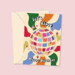 Let's Disco - Happy Birthday Card