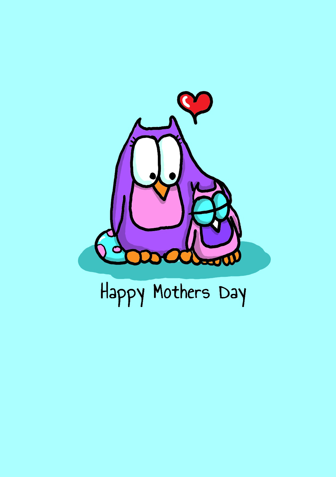 Happy Mother's Day Owl