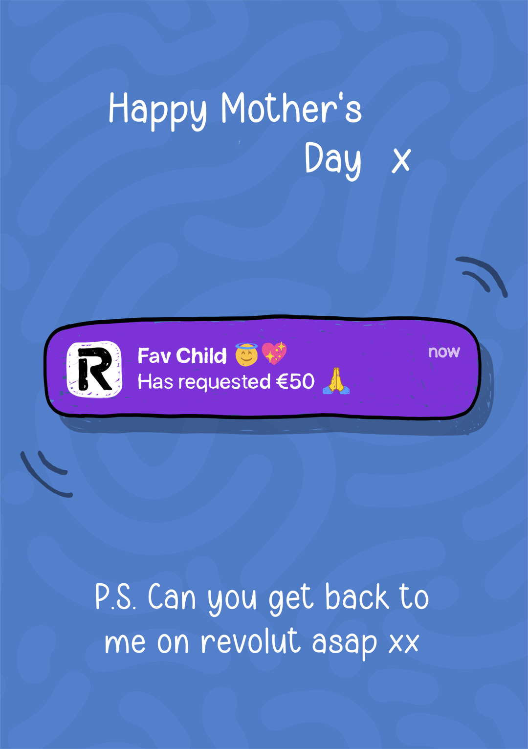 Revolut Funny Mother's Day Card