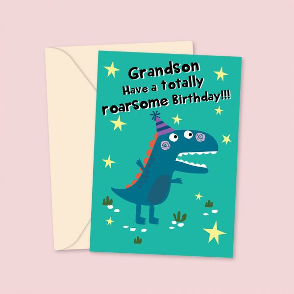 Grandson, Have a Roarsome Birthday!
