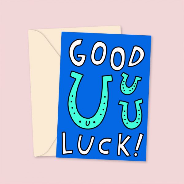 Good Luck Cute Greetings Card