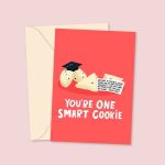 Resized Lucy Maggie Designs – Smart Cookie Greetings Card