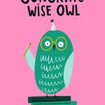 Congrats Wise Owl - Greeting Card