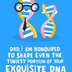 Exquisite DNA - Father's Day Card