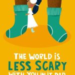 Less Scary With You In It - Father's Day Card