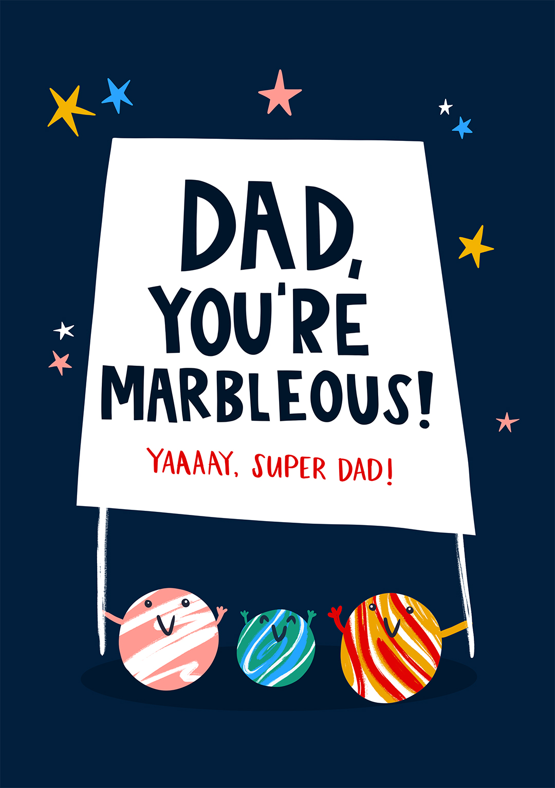 Dad, You're Marbleous! Father's Day Card