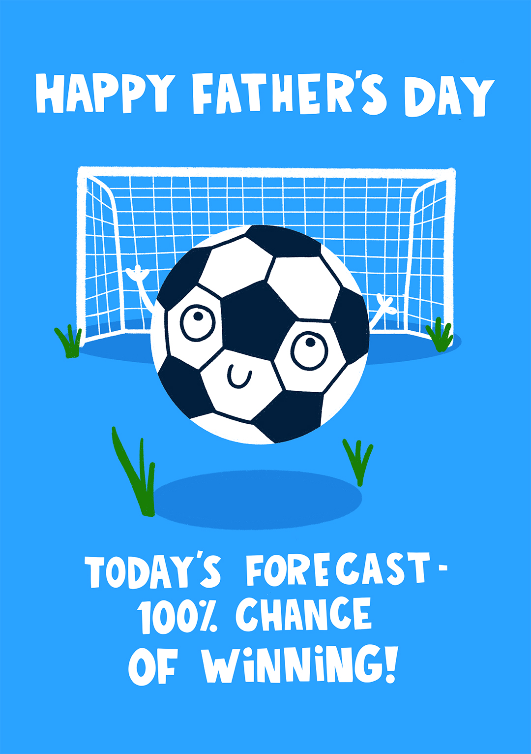 Today's Forecast: 100% Chance of Winning Father's Day Card