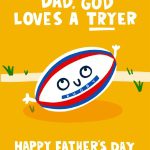 God Loves A Tryer - Father's Day Card