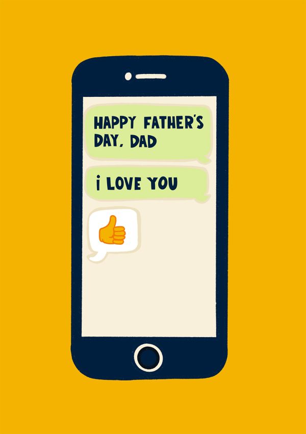 Thumbs Up Emoji Father's Day Card