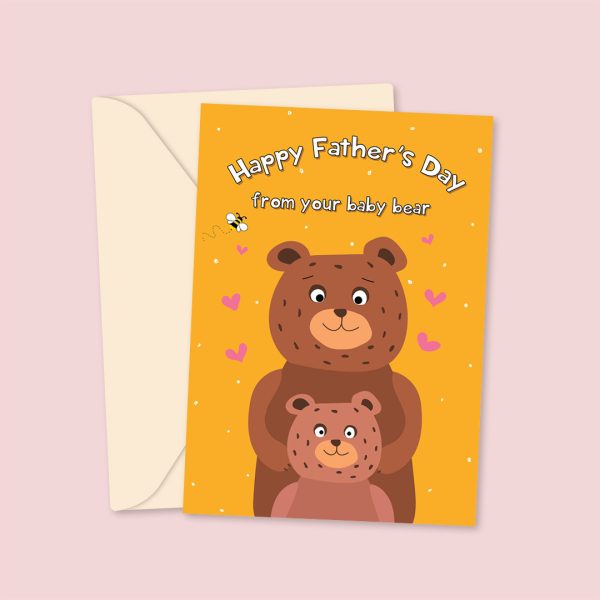 Happy Father's Day From Your Baby Bear