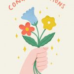 Congratulations - Bunch of Flowers Rosie Foden