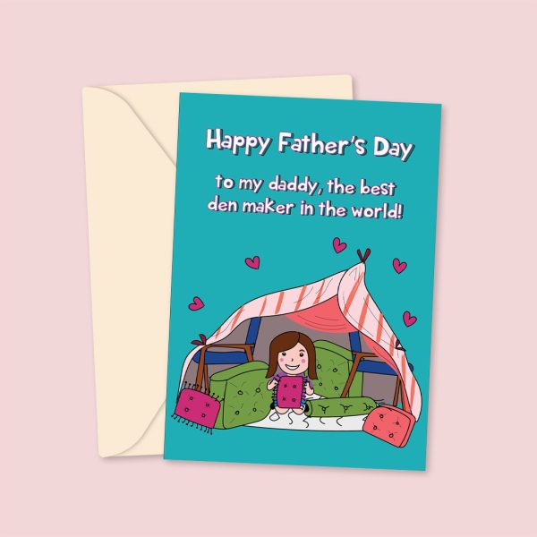 Den Maker Daddy Father's Day Card