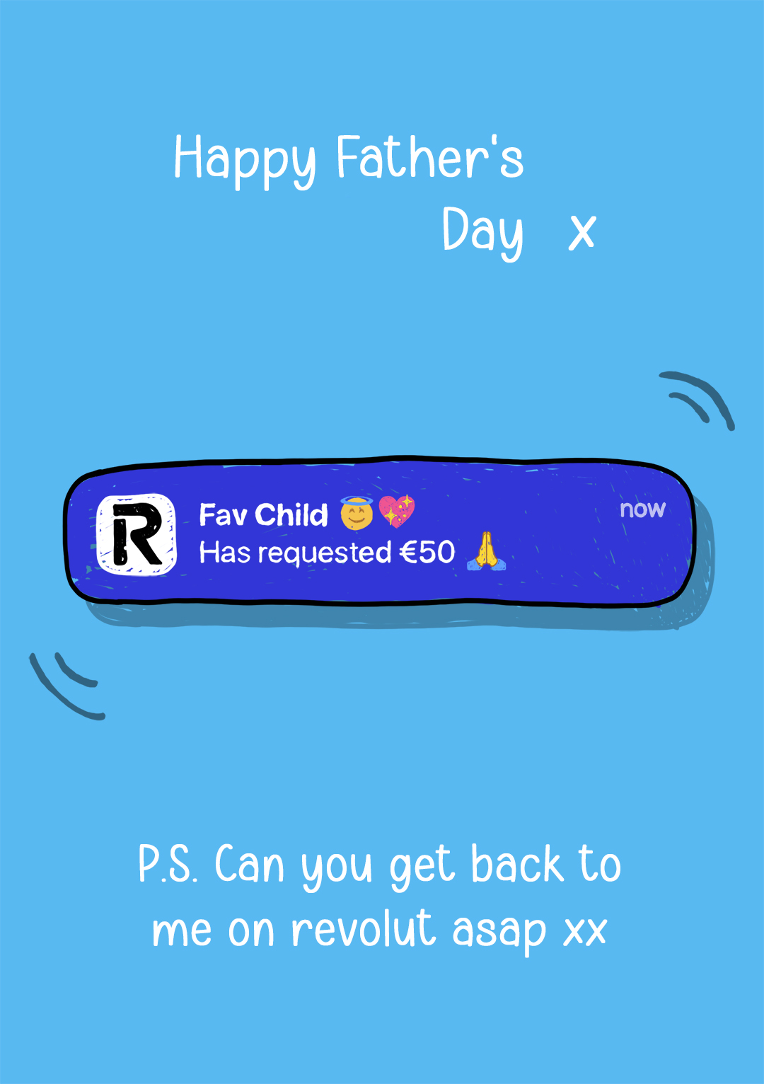 Revolut Father's Day Card