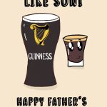 Like Father, Like Son! - Baby Guinness Father's Day Card