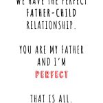 Perfect Father-Child Relationship Greeting Card