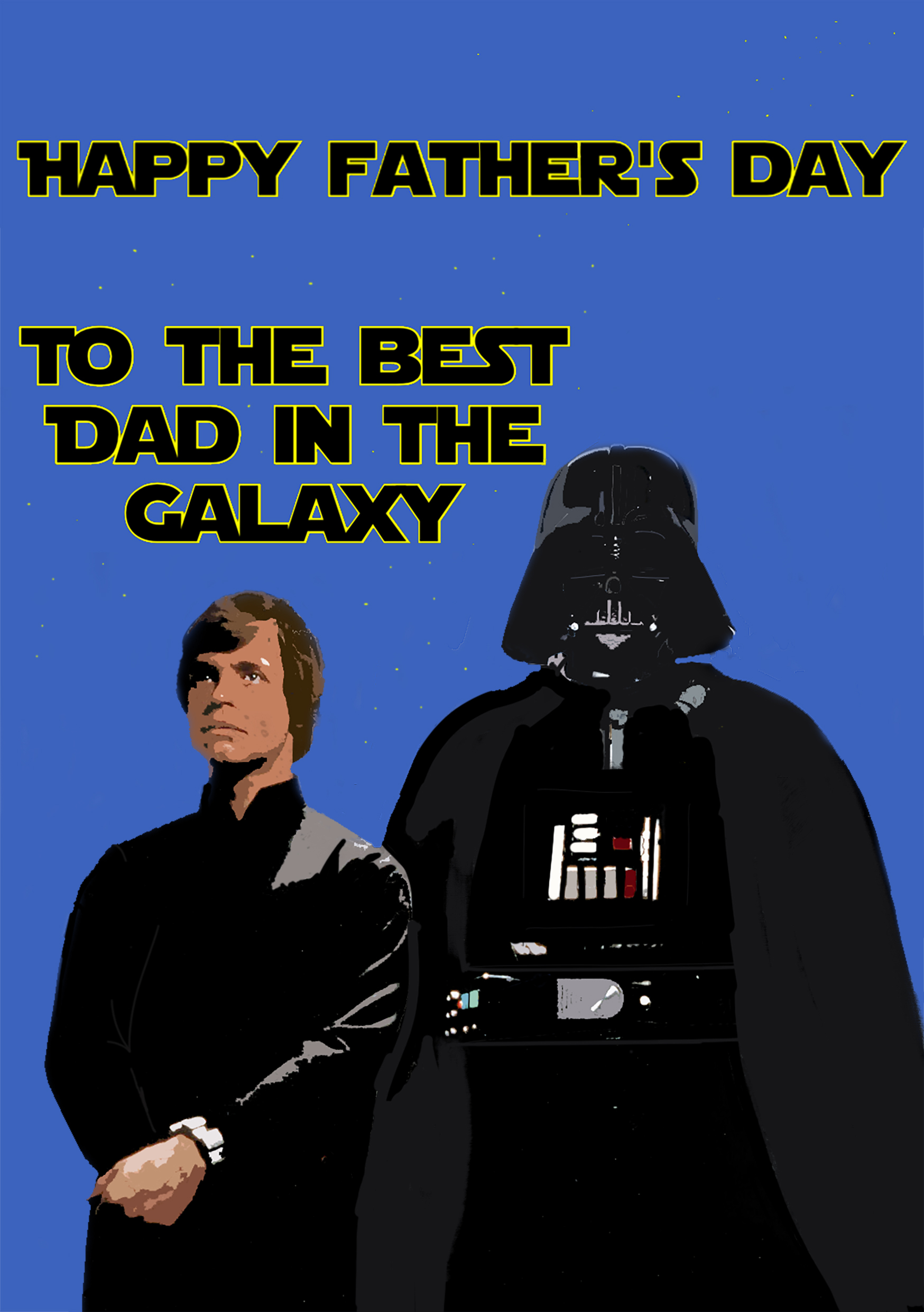 Star Wars Father's Day Card