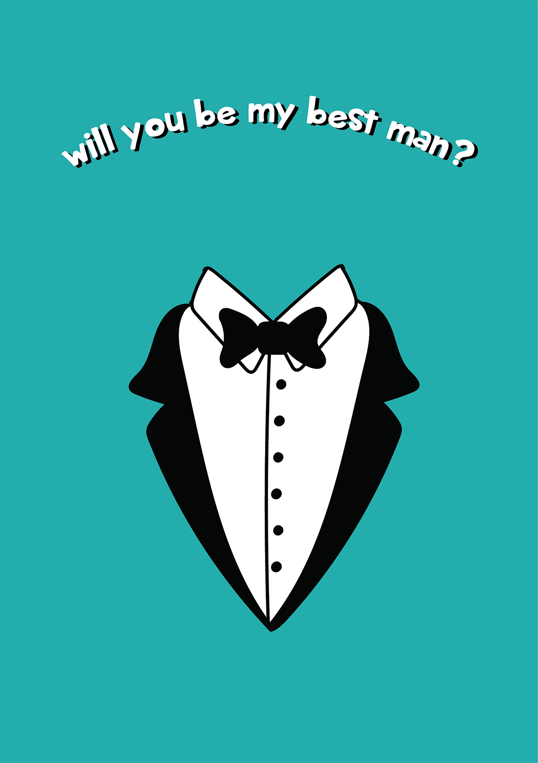Will You Be My Best Man? Card