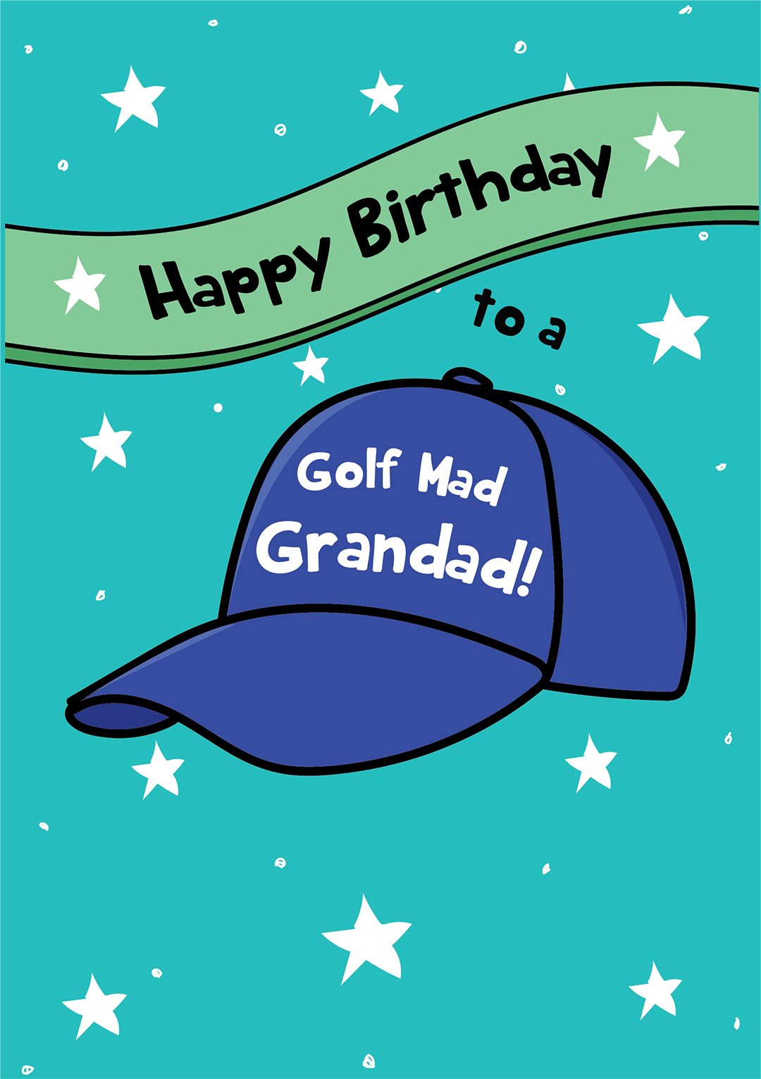 Happy Birthday To A Golf Mad Grandad!